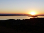 Tramonto sul lago Trasimeno